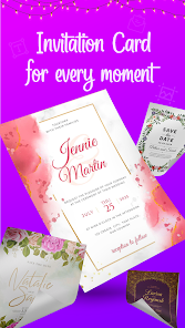 Stylish Invitation Card Maker invitation templates